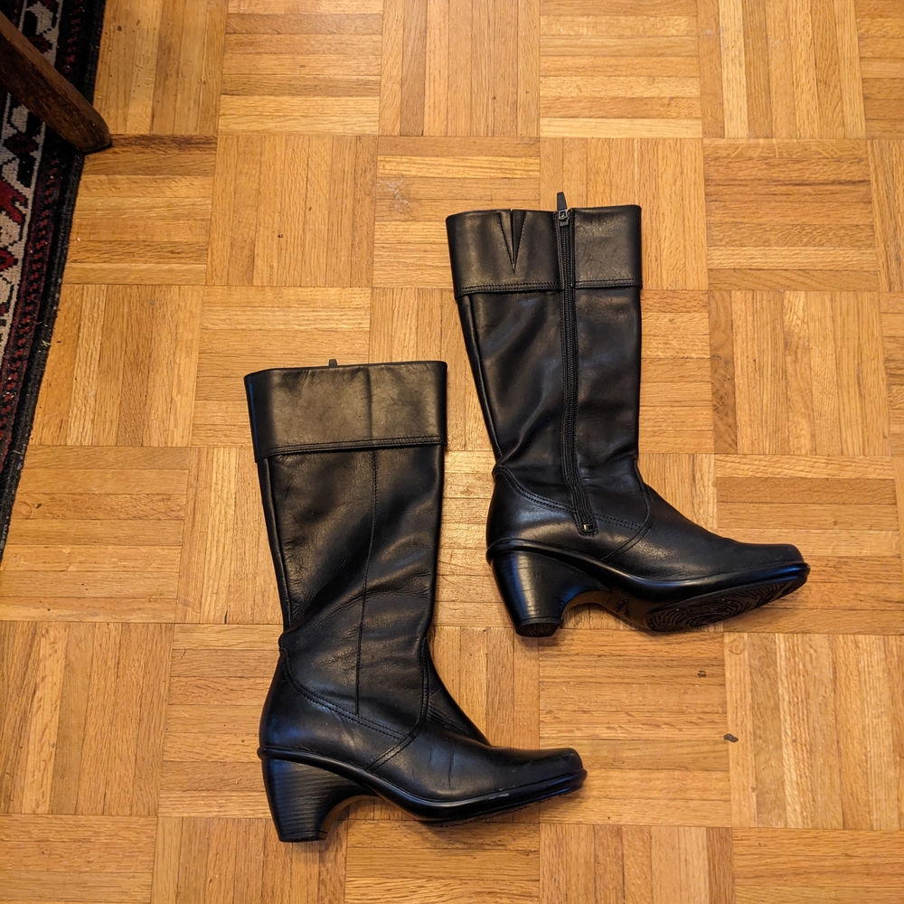 Dansko Black Heeled Boots